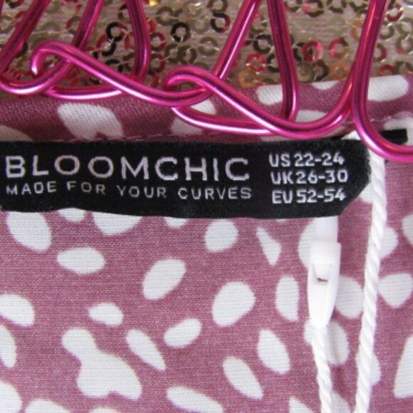 NWT BloomChic red and white dot dress 22/3X - Picture 7 of 10